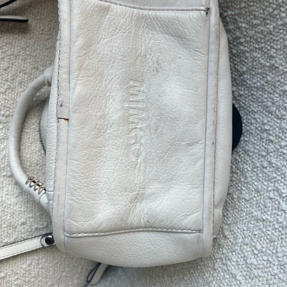 Mimco leather turn-lock bag white - Picture 9 of 10